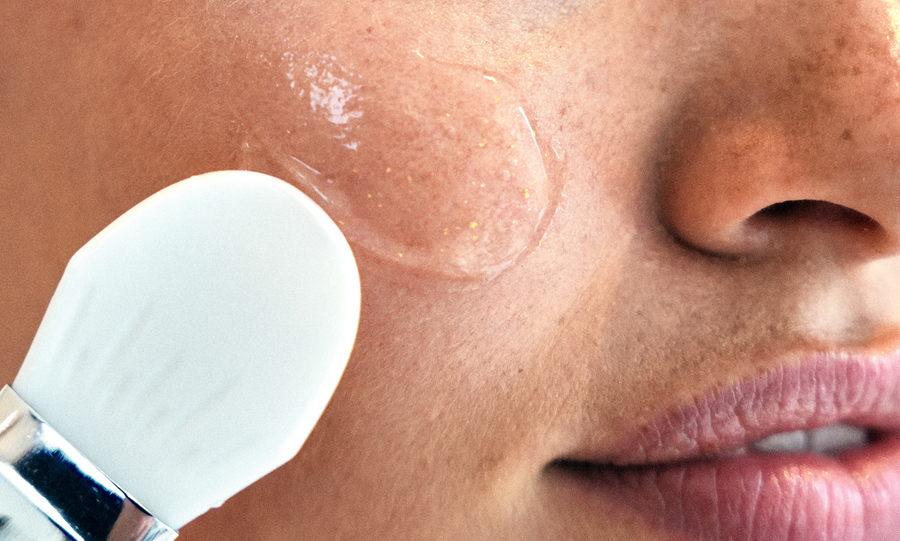 Reinigen en gel aanbrengen